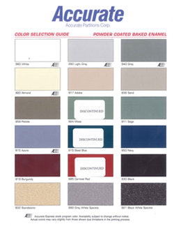 Accurate Partitions Color Chart